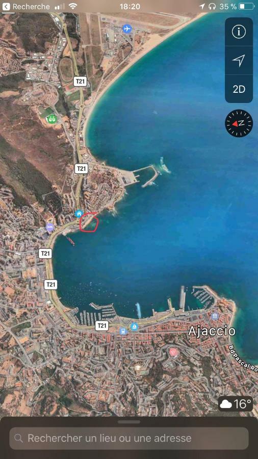 Studio Pieds Dans L'Eau Ajaccio  Luaran gambar